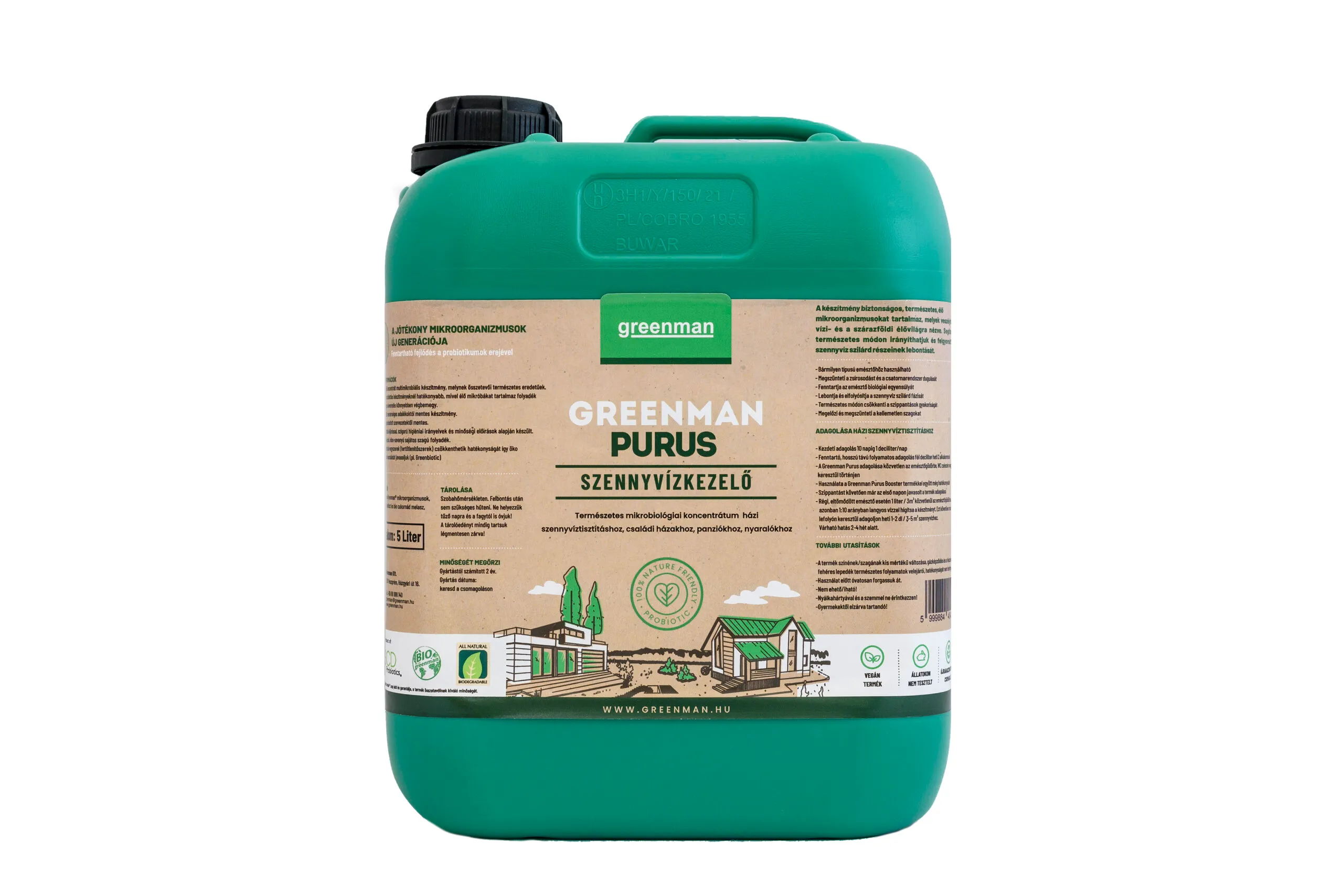 Purus 5 l (csatorna és lefolyó tisztító)