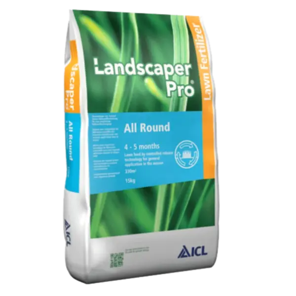 Landscaper Pro All Round Közepes Gyepfenntartó Műtrágya (4 5 Hónap Hatástartam), 15 Kg