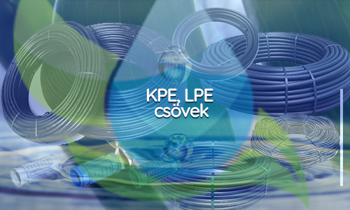 KPE, LPE - idomok, menetes idomok és szűrők